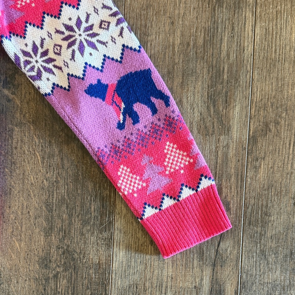 Colorful Pattern Kids Sweater - Picture 3 of 7